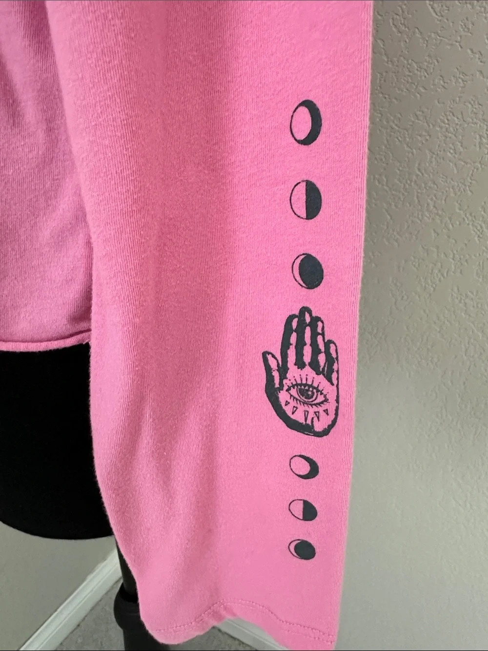 Grayson Threads Pink Long Sleeve Mystical Graphic Tee